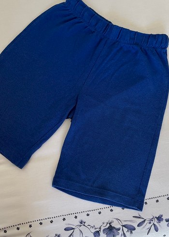 Erkek Mavi Rahat Kesim Şort - Görsel 2