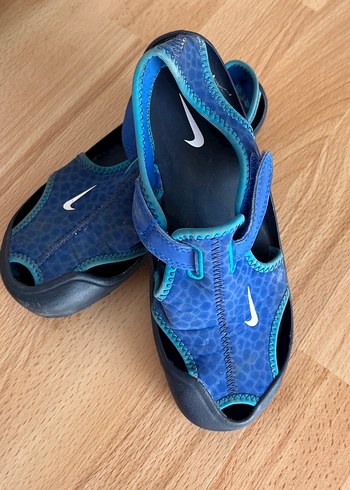 Mavi Erkek Çocuk Cırt Cırtlı Terlik - Görsel 3