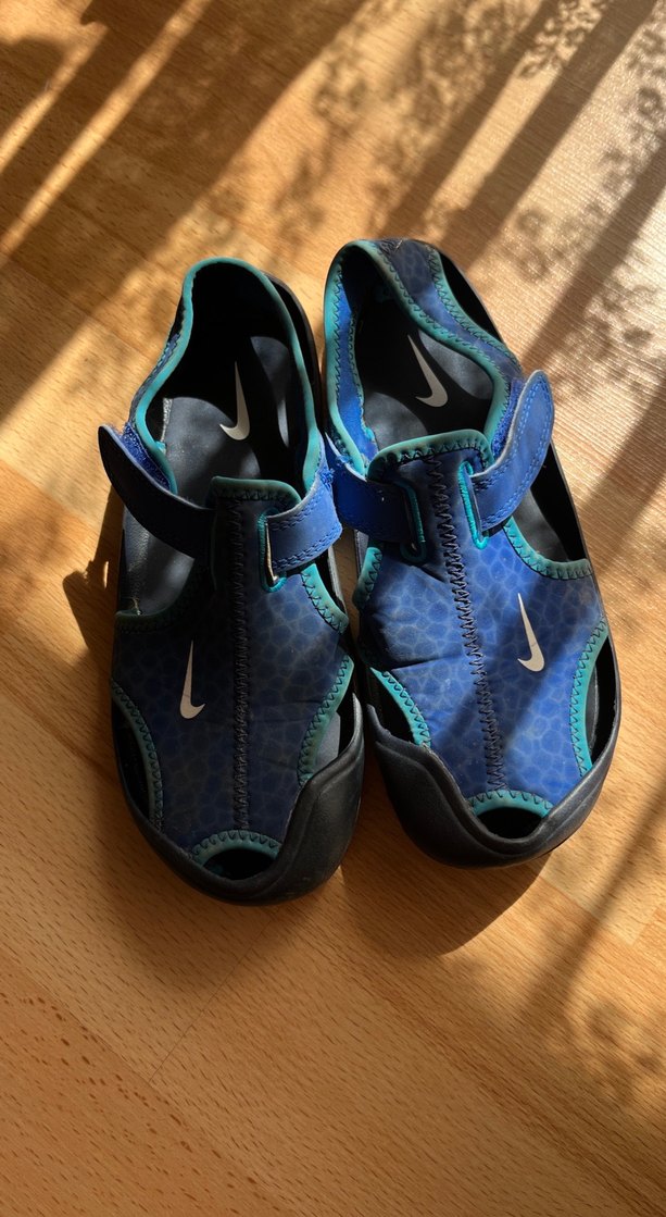 Mavi Erkek Çocuk Cırt Cırtlı Terlik - Görsel 2