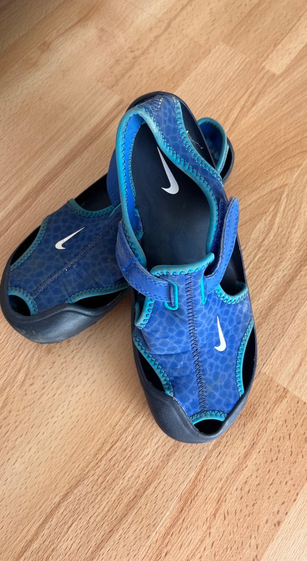 Mavi Erkek Çocuk Cırt Cırtlı Terlik - Görsel 3