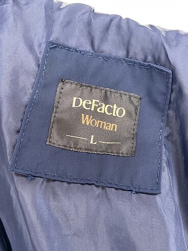 l Beden lacivert Renk Defacto Trenchcoat %70 İndirimli.