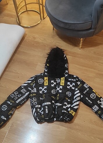 s Beden siyah Renk Off white bomber ceket 
