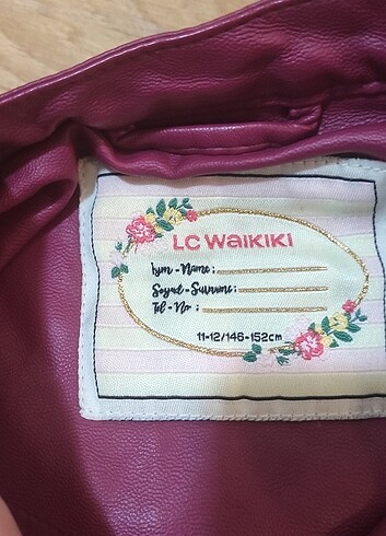 xs Beden Bordo deri ceket