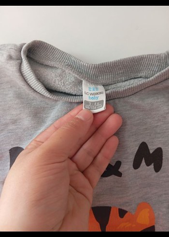 Gri Bebek Erkek Uzun Kollu Sweatshirt ve Pantolon Takımı - Görsel 4