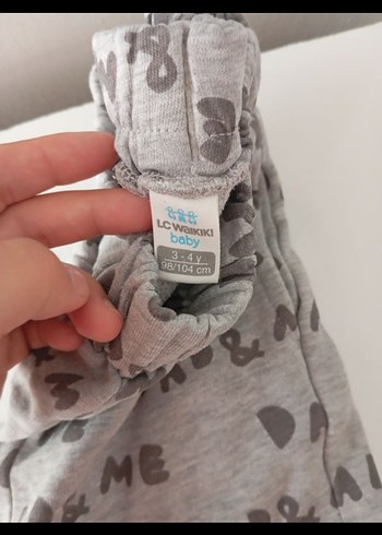 Gri Bebek Erkek Uzun Kollu Sweatshirt ve Pantolon Takımı - Görsel 5