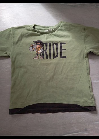 Yeşil Biker Desenli Erkek Sweatshirt - Görsel 2