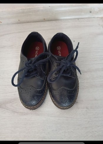 Koyu Mavi Erkek Çocuk Bağcıklı Ayakkabı - Görsel 2