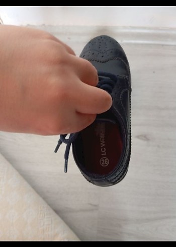 Koyu Mavi Erkek Çocuk Bağcıklı Ayakkabı - Görsel 4