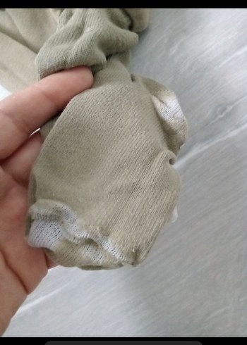 erkek Çocuk Bej ve Gri Rahat Tayt - Görsel 4