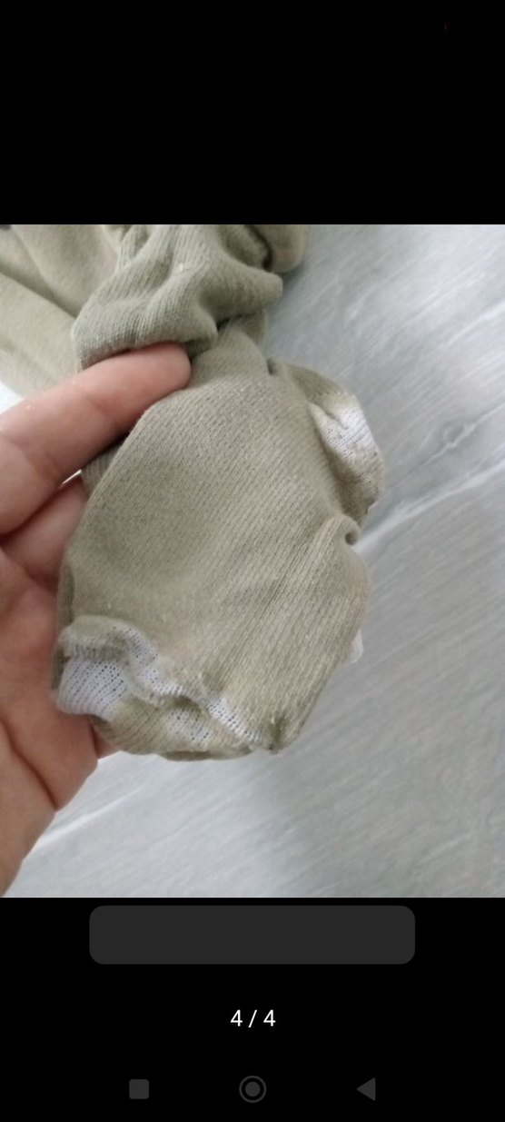 erkek Çocuk Bej ve Gri Rahat Tayt - Görsel 4