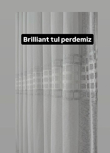 Brilliant tul perde