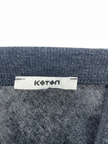 s Beden gri Renk Koton Bluz %70 İndirimli.