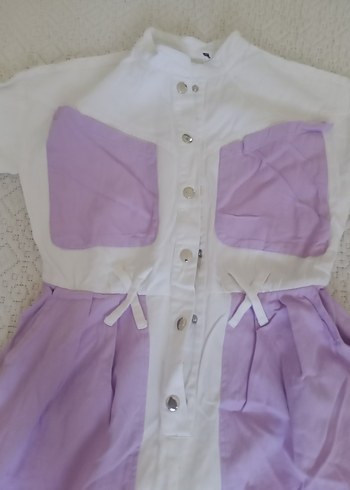 Lila-Beyaz Kot Tulum - Görsel 4