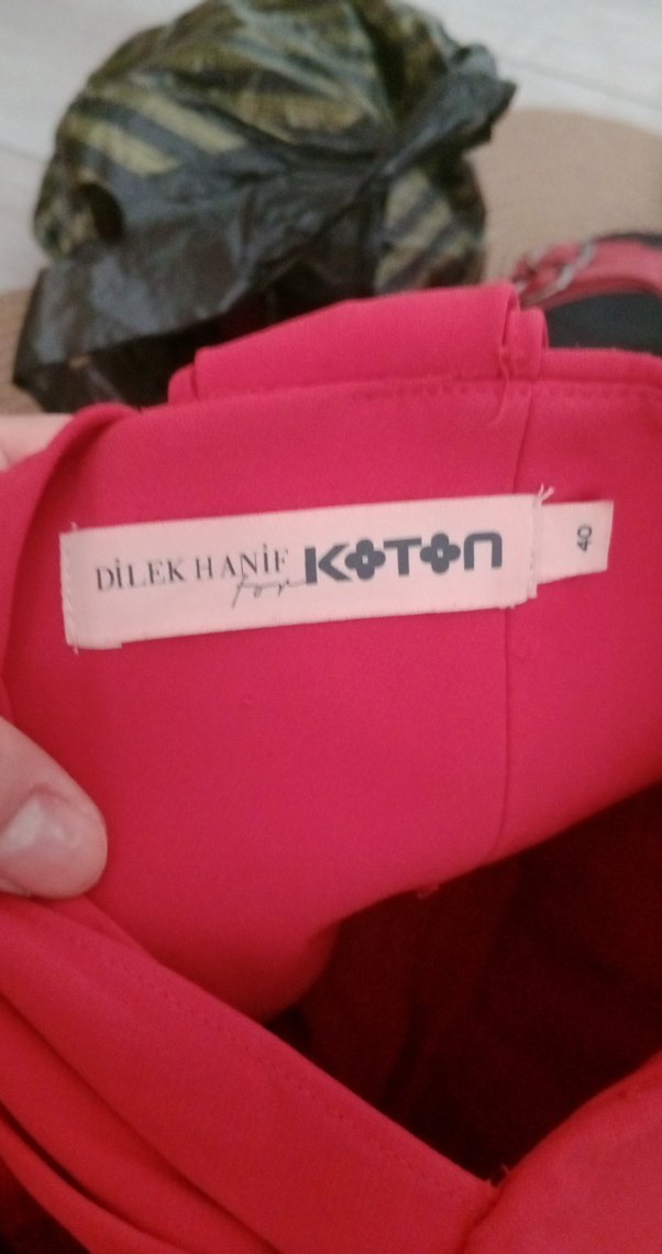 Özel Tasarım-Kırmızı Drapeli Uzun Abiye Elbise - Görsel 5