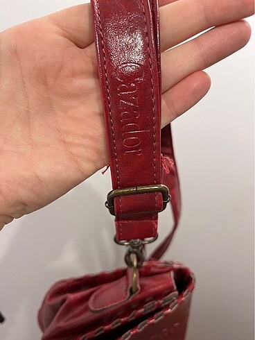 American Vintage Cazador deri bordo çanta