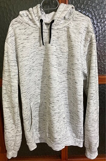 Beyaz , siyah erkek kapüşonlu sweatshirt erkek
