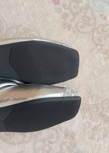 Tokalı Gri Babet Ayakkabı - Görsel 6