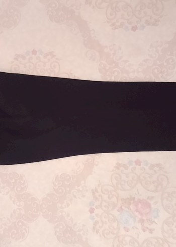 Kadın Siyah Kemerli Kumaş Pantolon - Görsel 2