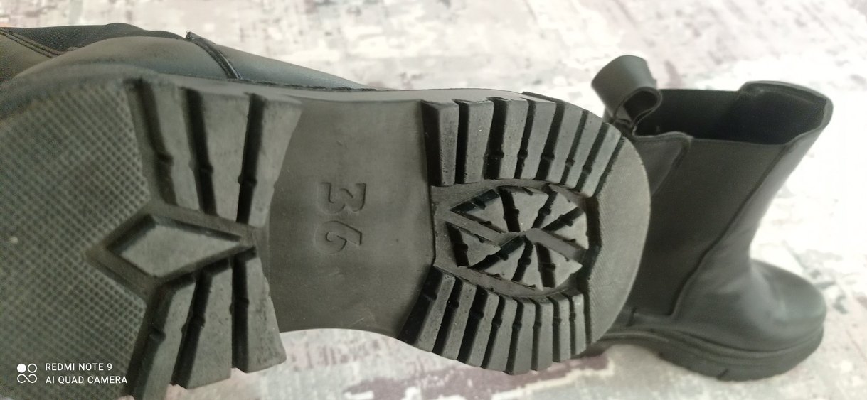 Kadın Siyah uzun bot - Görsel 4