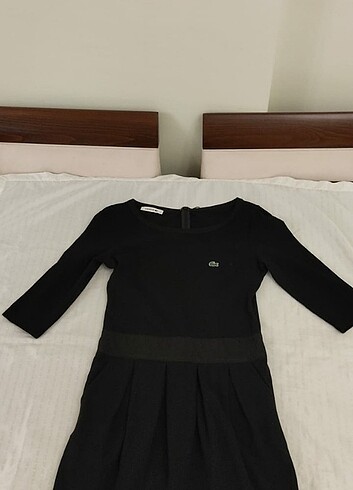 38 Beden siyah Renk Orijinal Lacoste elbise 