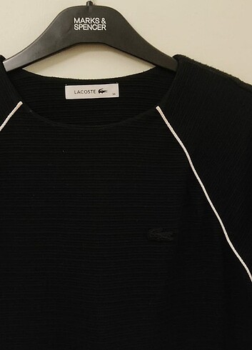 38 Beden siyah Renk Orijinal Lacoste sweatshirt 