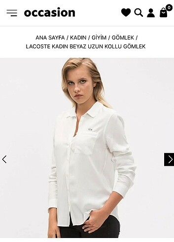 Lacoste Orijinal Lacoste gömlek 