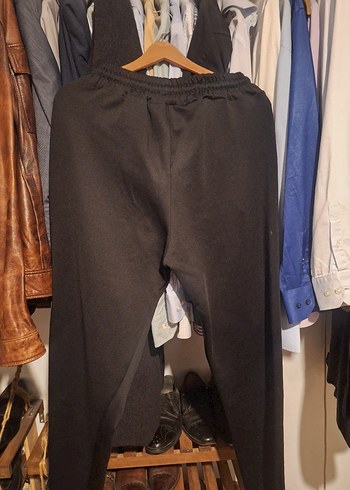 Erkek Siyah Adidas Rahat Kesim Eşofman Altı - Görsel 3