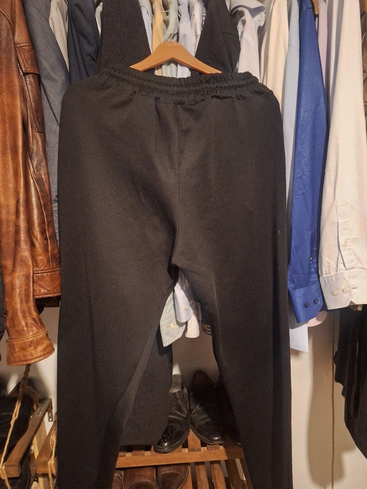 Erkek Siyah Adidas Rahat Kesim Eşofman Altı - Görsel 3