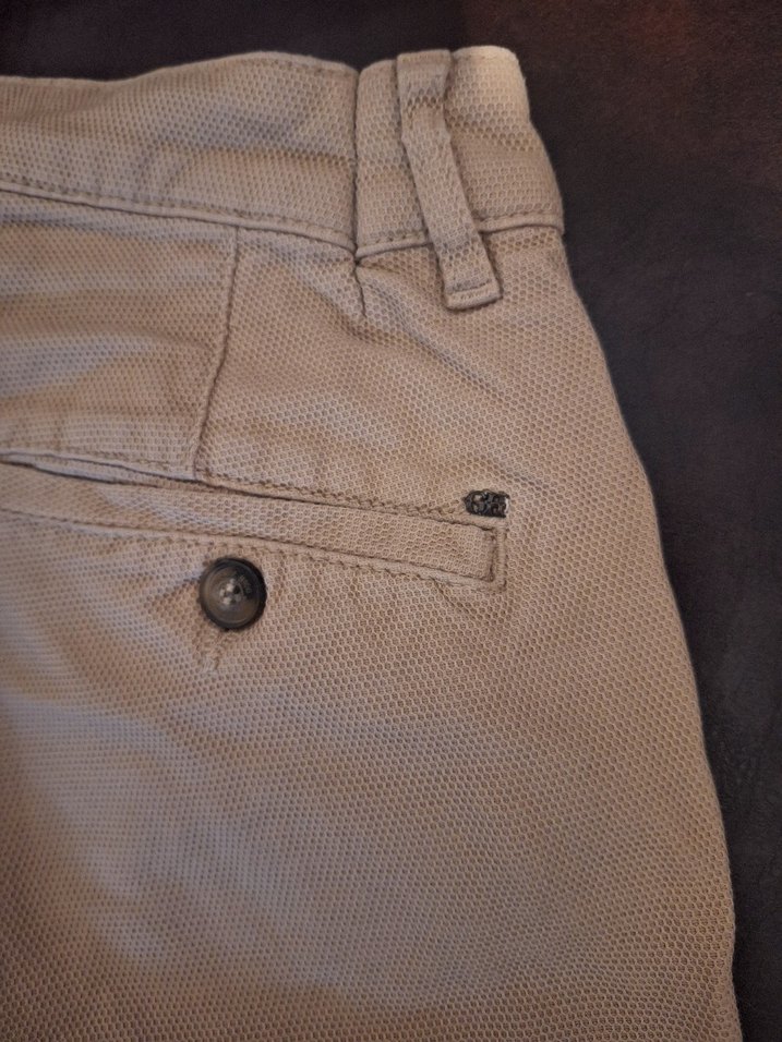 Bej Pamuklu Rahat Kesim Erkek Şort - Görsel 4