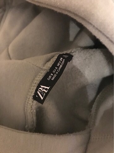 s Beden haki Renk Sweatshirt crop