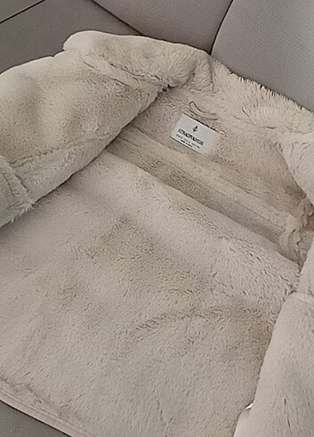 Stradivarius Kürklü deri ceket