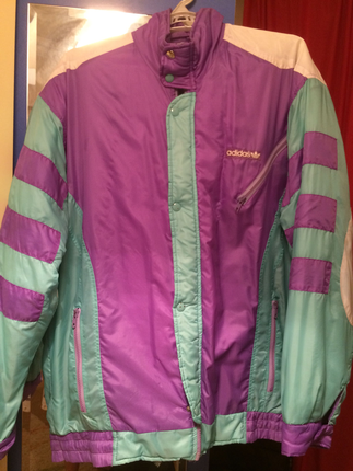 universal Beden çeşitli Renk Vintage Adidas Mont