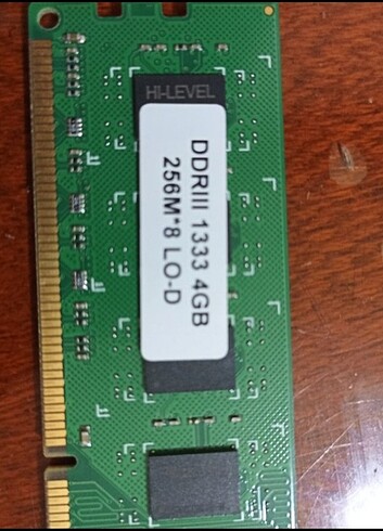 Diğer DDR 3 4+4=8GB RAM