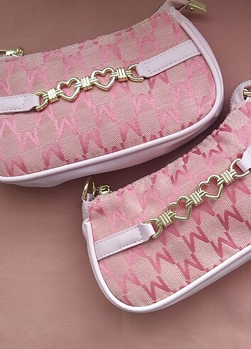 Shein Pembe Kalpli Çanta 