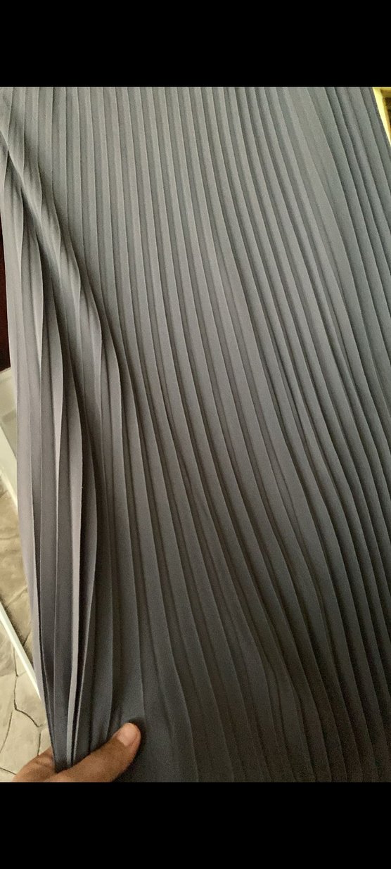 Gri Pilili Uzun Kadın Etek - Görsel 2