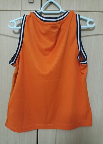 Erkek Çocuk Kahverengi Baskılı Kolsuz Tişört - Görsel 2