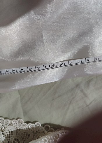 Uzun Beyaz Nakışlı Bohem Kadın Gecelik ve Sabahlık - Görsel 3