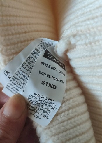 Beyaz Örgü Kadın Bere - Görsel 5