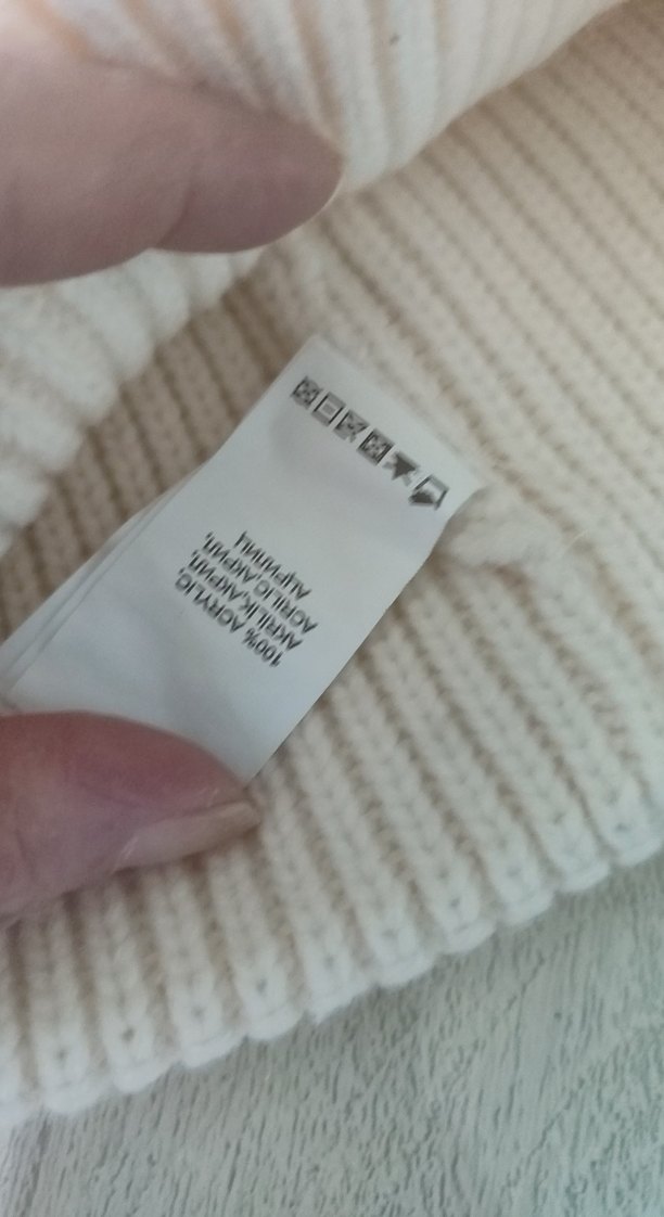 Beyaz Örgü Kadın Bere - Görsel 3