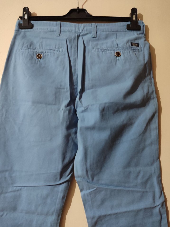 Erkek Mavi Regular Fit Denim Pantolon - Görsel 4