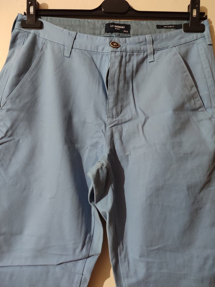 Erkek Mavi Regular Fit Denim Pantolon - Görsel 3