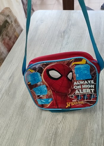 Renkli Spiderman Çocuk beslenme Çantası