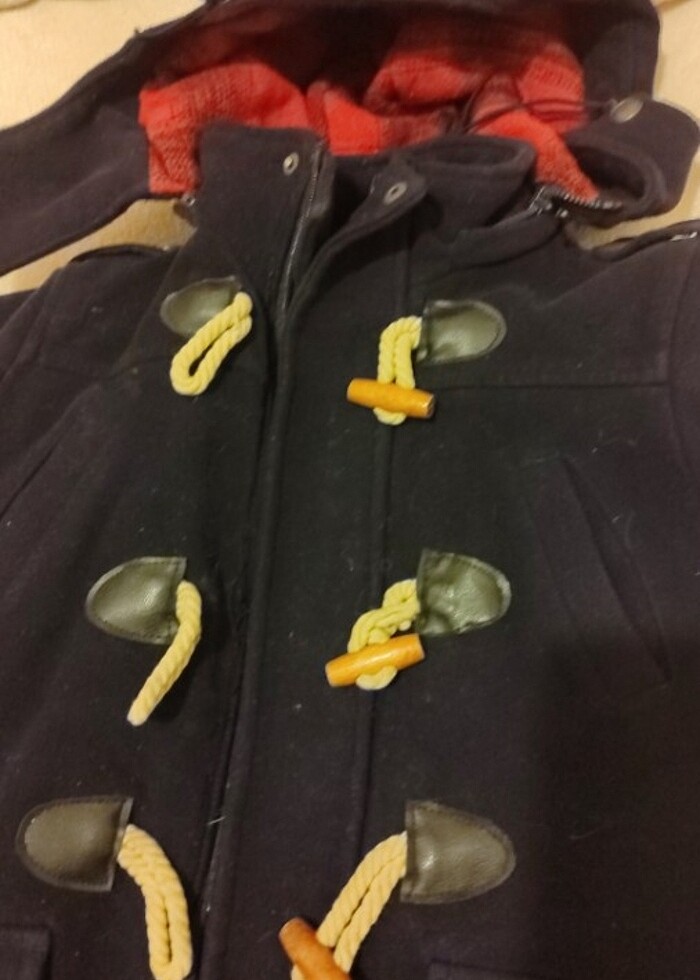 Kalın kaşe kaban - Görsel 2