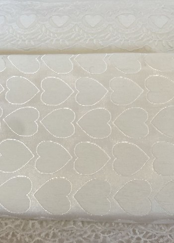 Nakışlı Beyaz Pike Takımı - Görsel 2