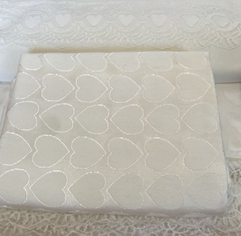 Nakışlı Beyaz Pike Takımı - Görsel 2