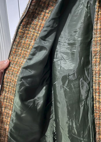 Kahverengi Kürklü Kadın Midi Kaban - Görsel 3