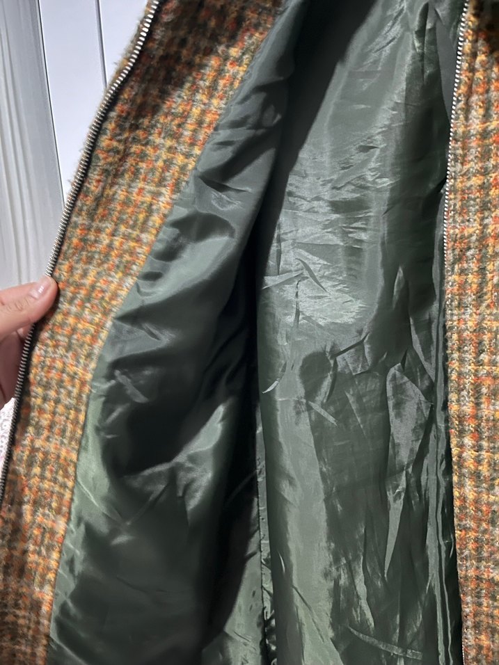 Kahverengi Kürklü Kadın Midi Kaban - Görsel 3