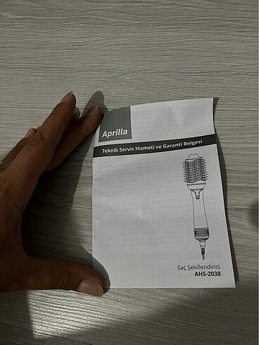 Aprilla saç şekillendirici - Görsel 2