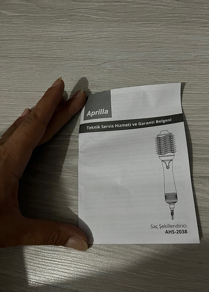 Aprilla saç şekillendirici - Görsel 2