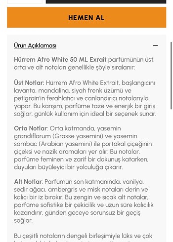 Beden Esra Ezmeci Hürrem Afro White Kadın Parfümü 50 ml